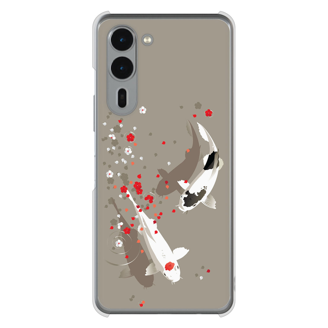 arrows We2 Plus F-51E docomo 高画質仕上げ 背面印刷 ハードケース 【367 よりそう鯉】