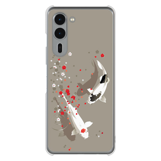 arrows We2 Plus F-51E docomo 高画質仕上げ 背面印刷 ハードケース 【367 よりそう鯉】