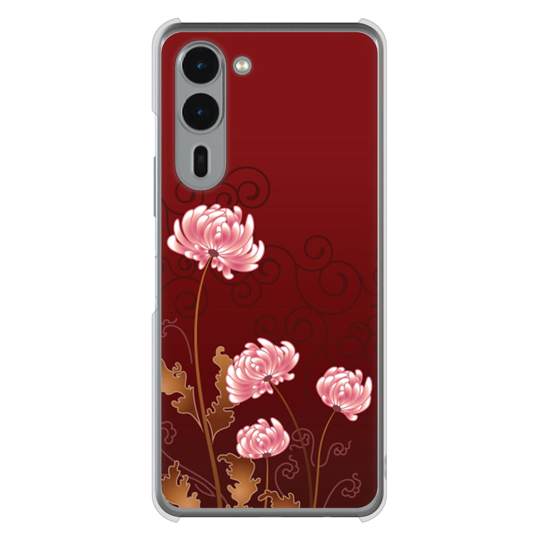 arrows We2 Plus F-51E docomo 高画質仕上げ 背面印刷 ハードケース 【375 優美な菊】