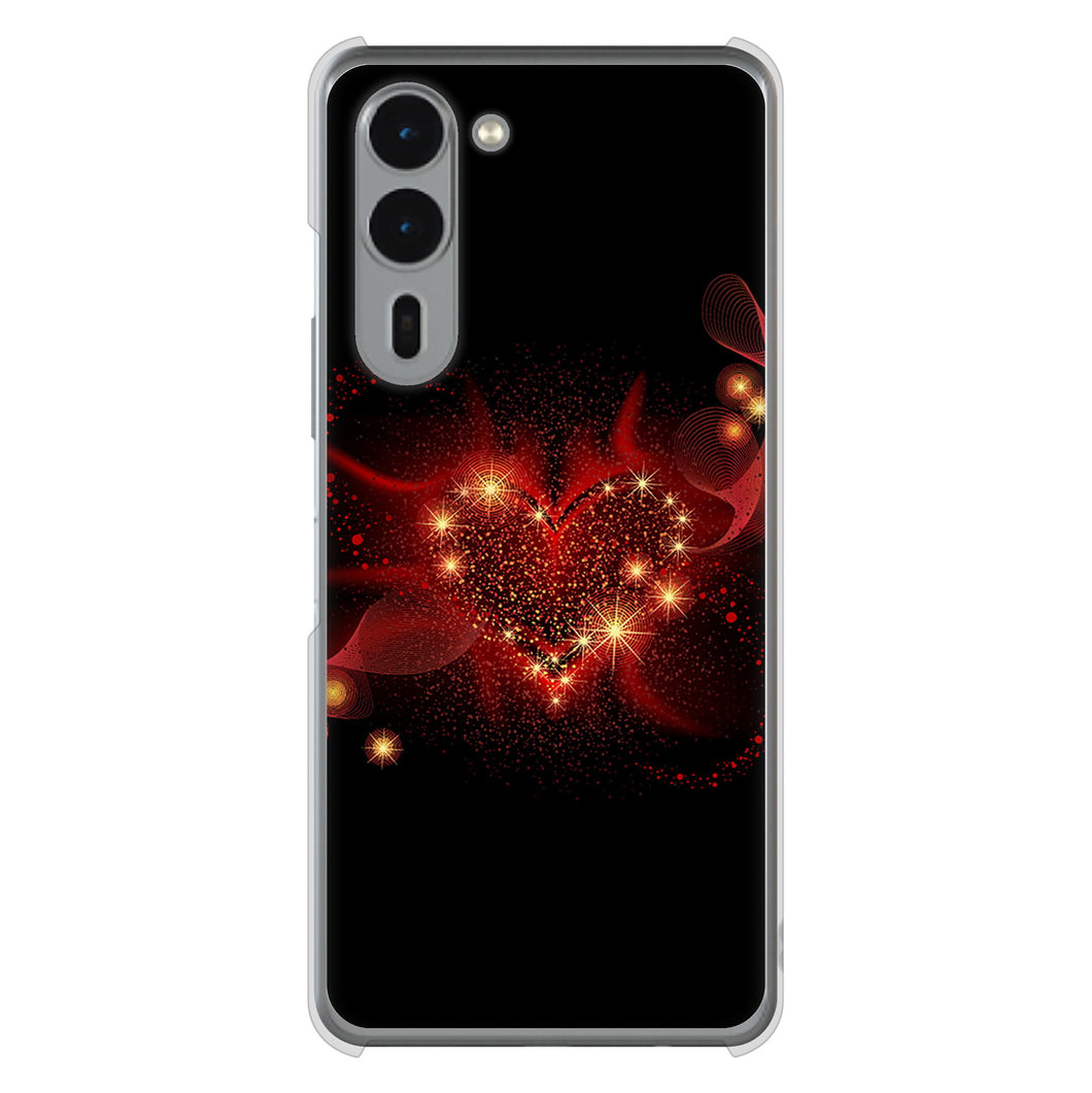 arrows We2 Plus F-51E docomo 高画質仕上げ 背面印刷 ハードケースきらめきハート