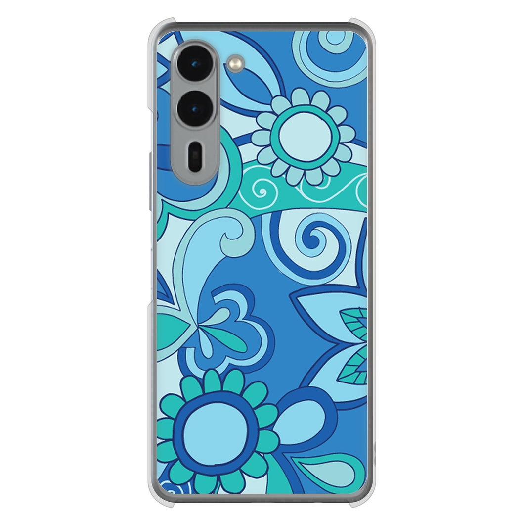 arrows We2 Plus F-51E docomo 高画質仕上げ 背面印刷 ハードケース 【409 ブルーミックス】