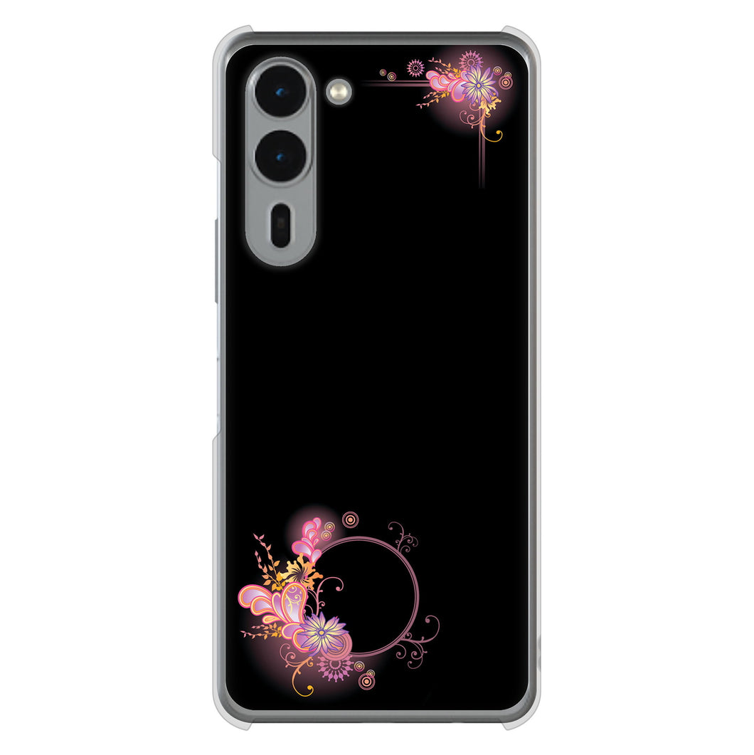 arrows We2 Plus F-51E docomo 高画質仕上げ 背面印刷 ハードケース 【437 華のフレーム】