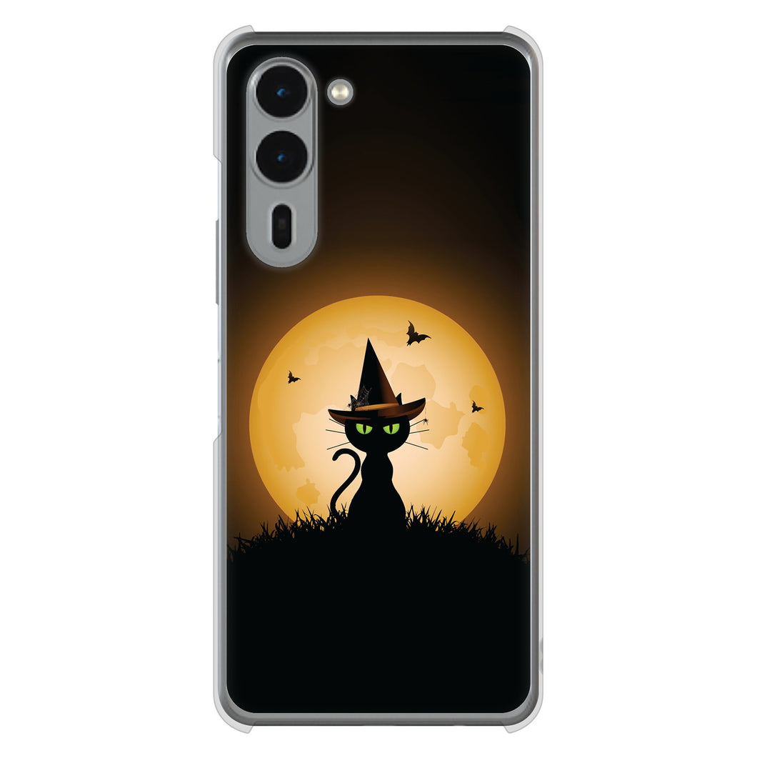 arrows We2 Plus F-51E docomo 高画質仕上げ 背面印刷 ハードケース夜とネコ