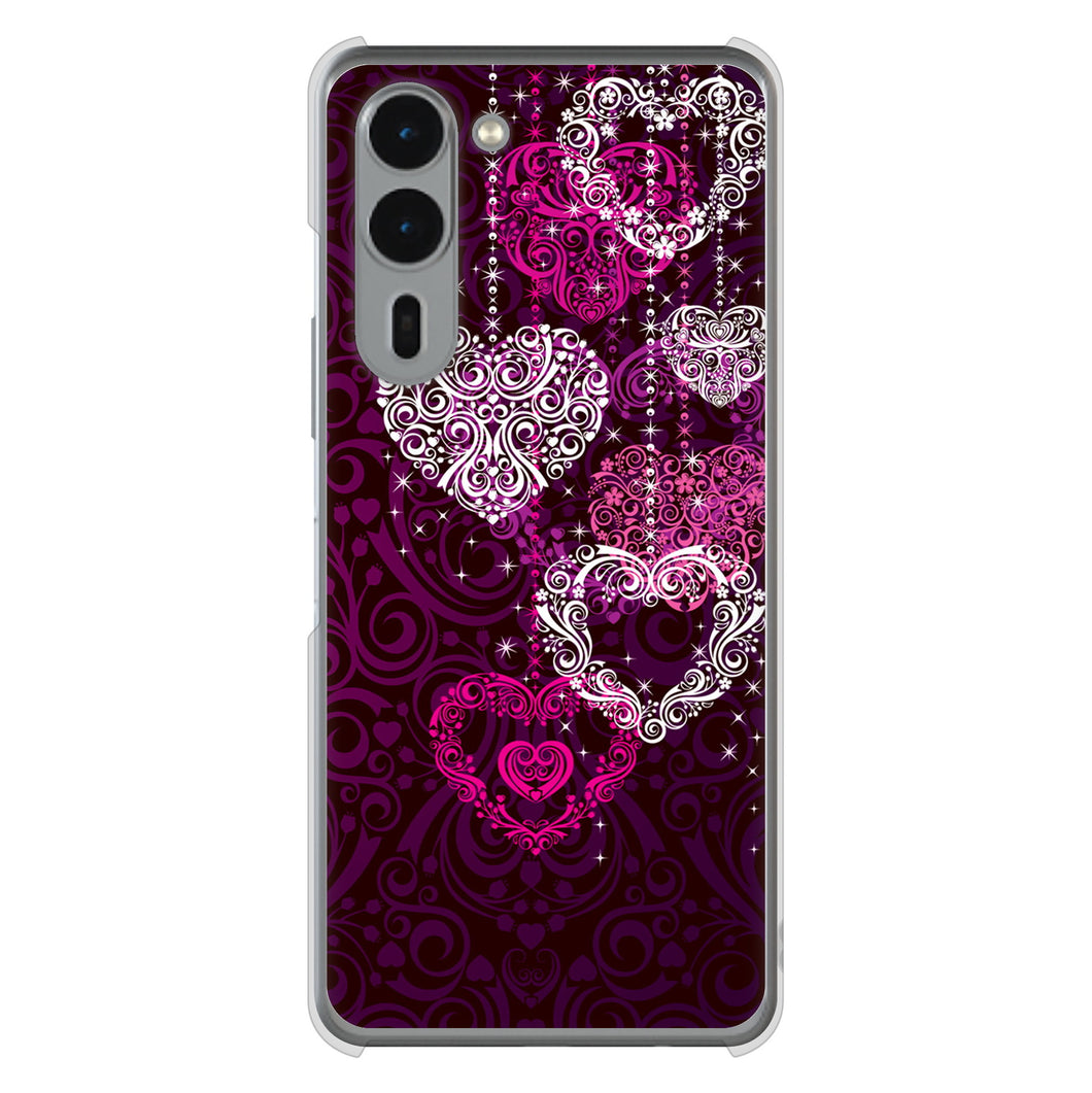 arrows We2 Plus F-51E docomo 高画質仕上げ 背面印刷 ハードケースきらめきハート