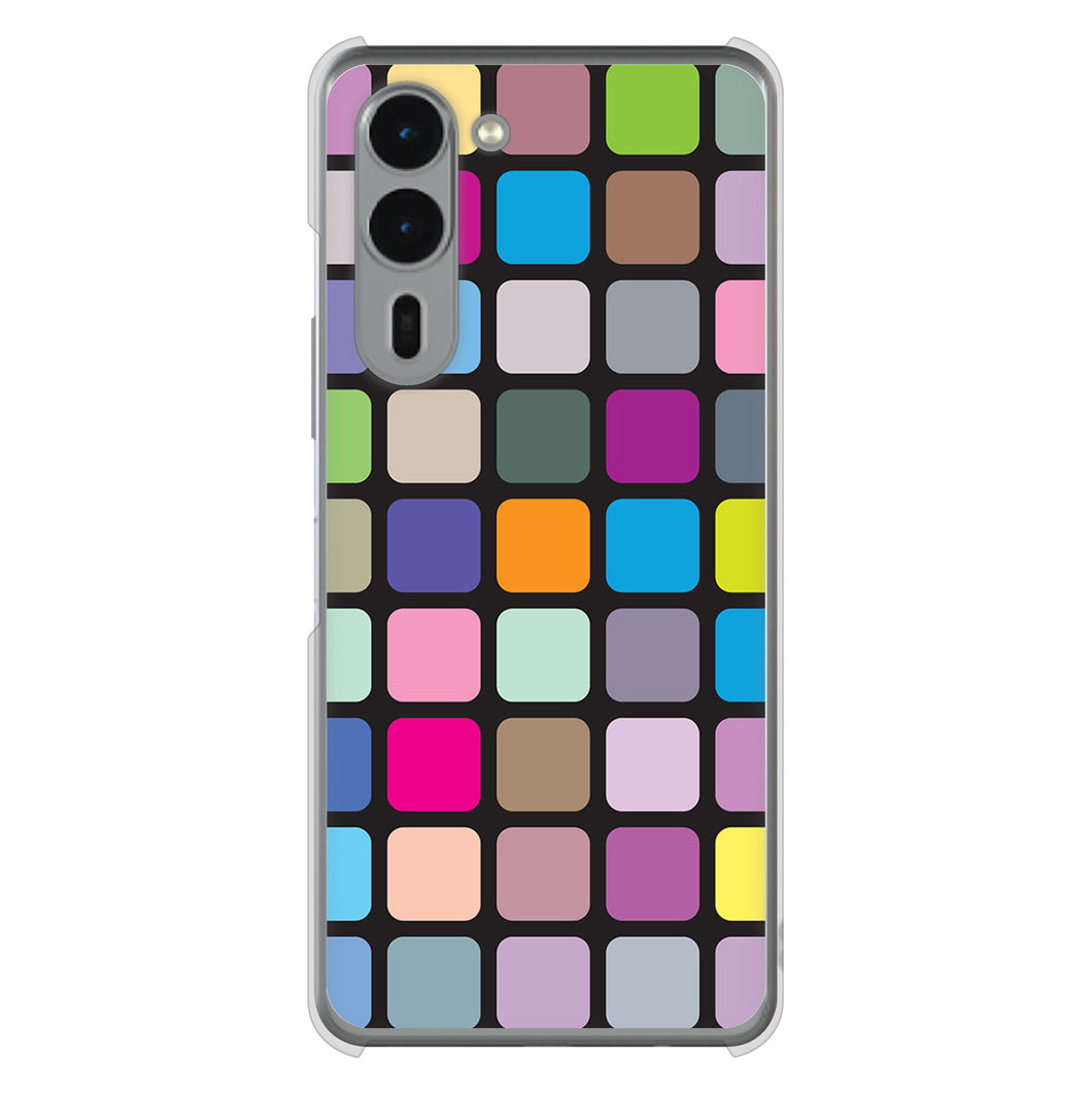 arrows We2 Plus F-51E docomo 高画質仕上げ 背面印刷 ハードケース 【509 カラースクエア】