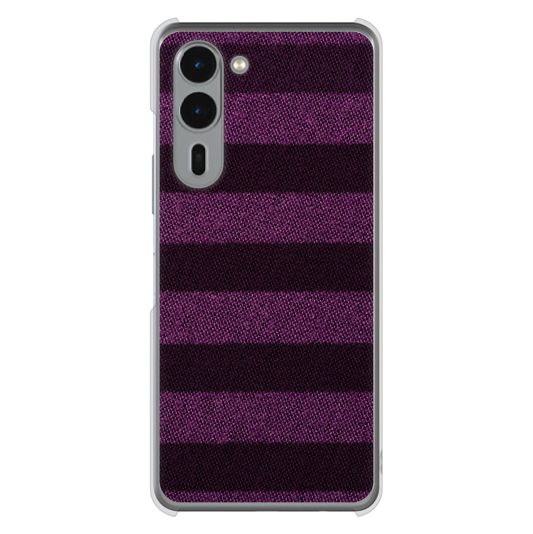 arrows We2 Plus F-51E docomo 高画質仕上げ 背面印刷 ハードケースシンプルボーダー