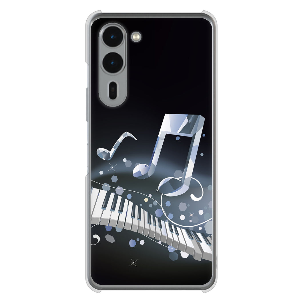 arrows We2 Plus F-51E docomo 高画質仕上げ 背面印刷 ハードケース音符