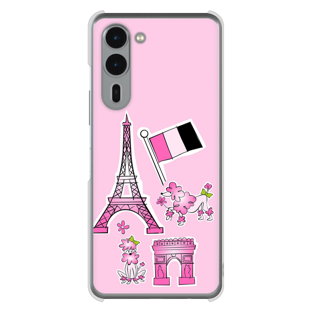 arrows We2 Plus F-51E docomo 高画質仕上げ 背面印刷 ハードケースLOVE フランス