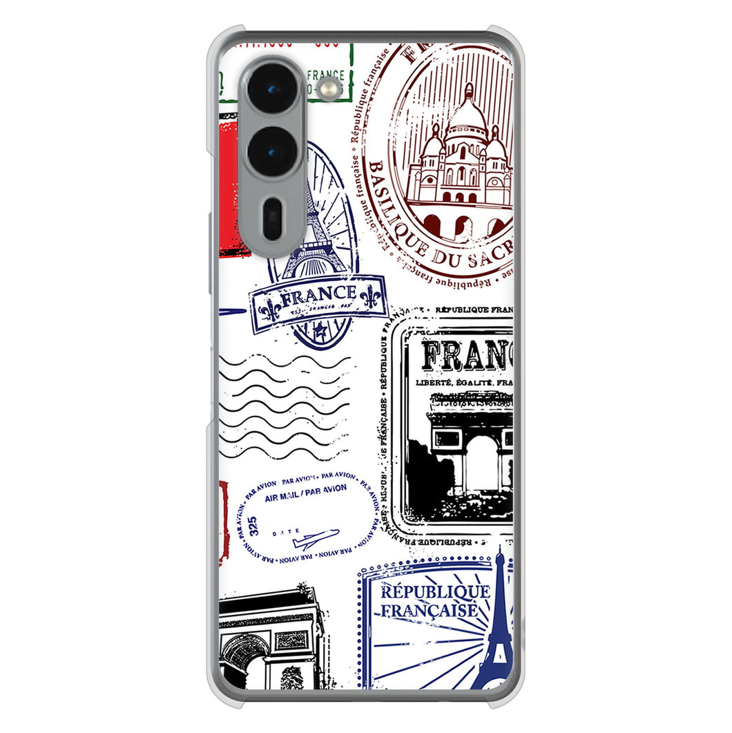 arrows We2 Plus F-51E docomo 高画質仕上げ 背面印刷 ハードケースLOVE フランス