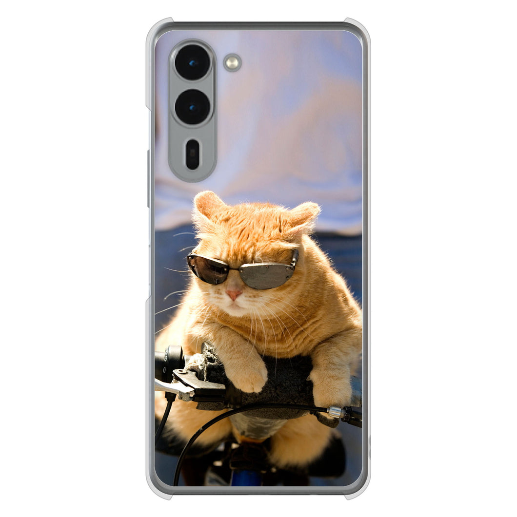 arrows We2 Plus F-51E docomo 高画質仕上げ 背面印刷 ハードケース 【595 にゃんとサイクル】