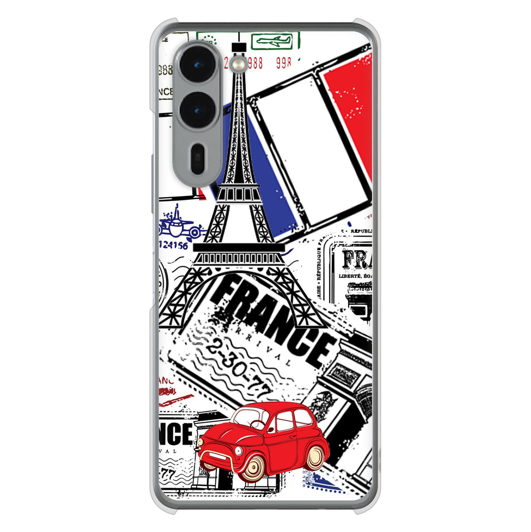 arrows We2 Plus F-51E docomo 高画質仕上げ 背面印刷 ハードケースLOVE フランス