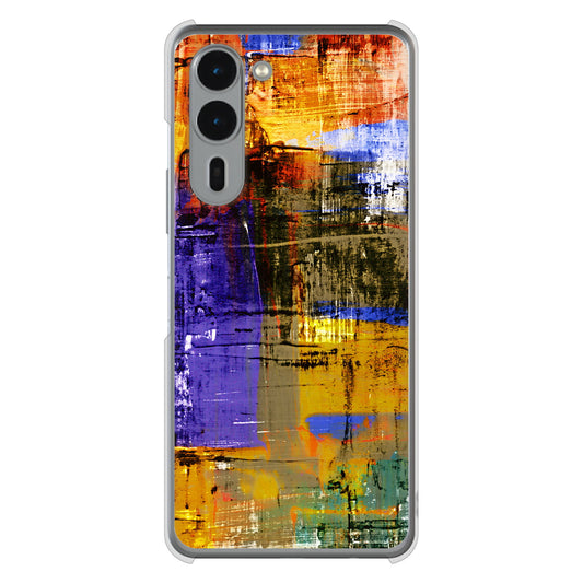 arrows We2 Plus F-51E docomo 高画質仕上げ 背面印刷 ハードケース 【609 クラッシュアートBL】