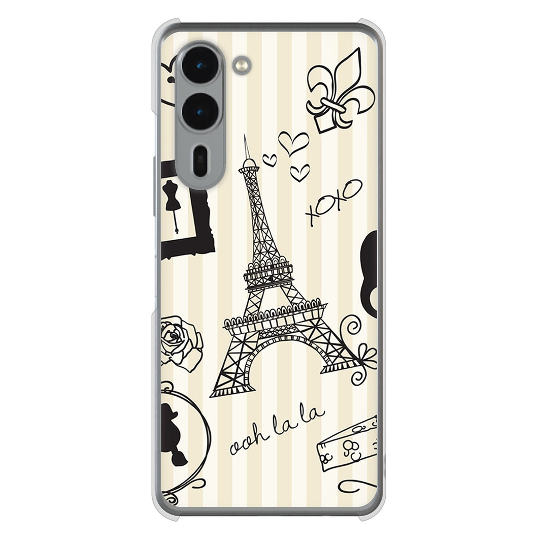 arrows We2 Plus F-51E docomo 高画質仕上げ 背面印刷 ハードケースLOVE フランス