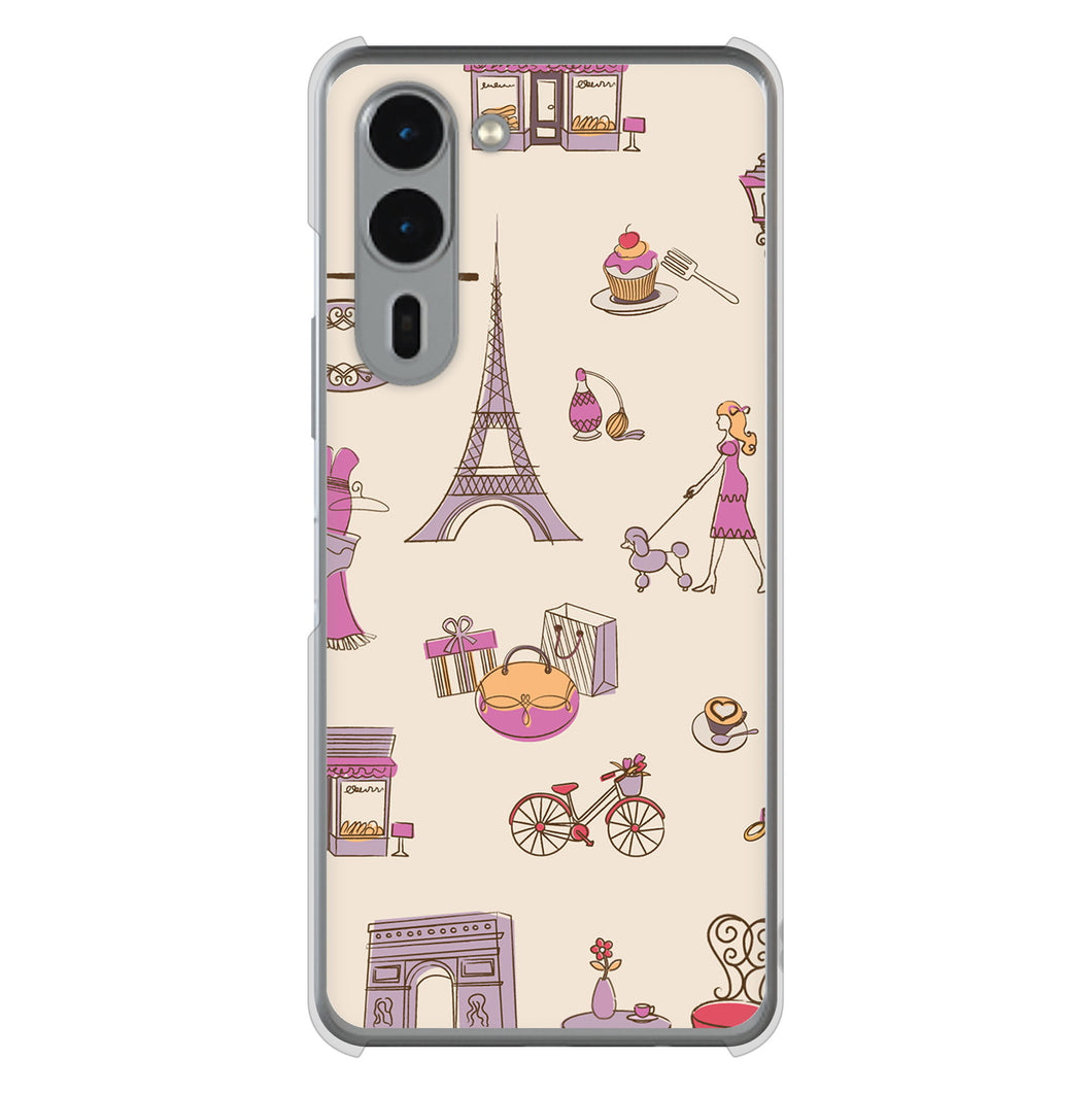 arrows We2 Plus F-51E docomo 高画質仕上げ 背面印刷 ハードケースLOVE フランス