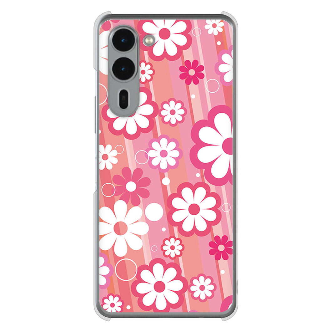 arrows We2 Plus F-51E docomo 高画質仕上げ 背面印刷 ハードケース 【751 マーガレット(ピンク系)】