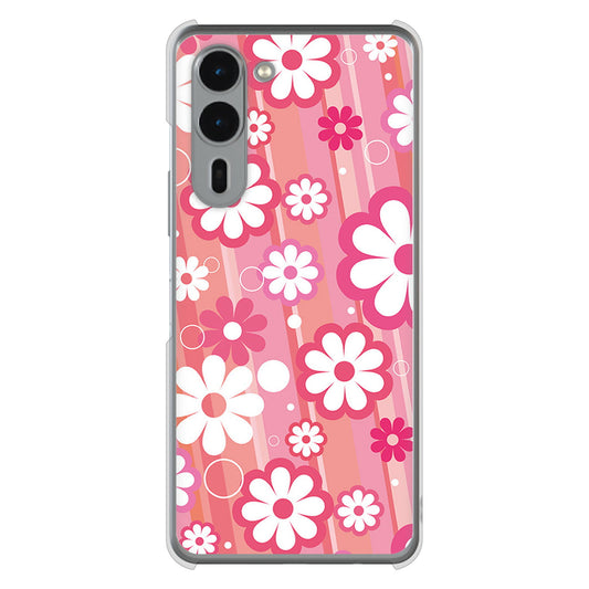 arrows We2 Plus F-51E docomo 高画質仕上げ 背面印刷 ハードケース 【751 マーガレット(ピンク系)】