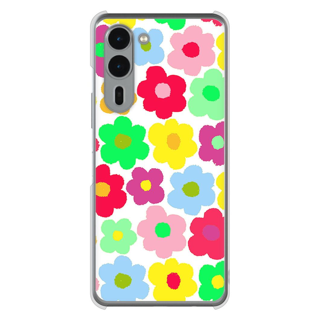 arrows We2 Plus F-51E docomo 高画質仕上げ 背面印刷 ハードケースルーズフラワー