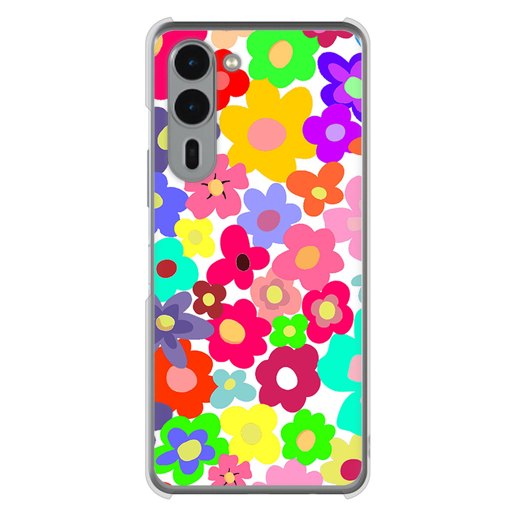 arrows We2 Plus F-51E docomo 高画質仕上げ 背面印刷 ハードケースルーズフラワー