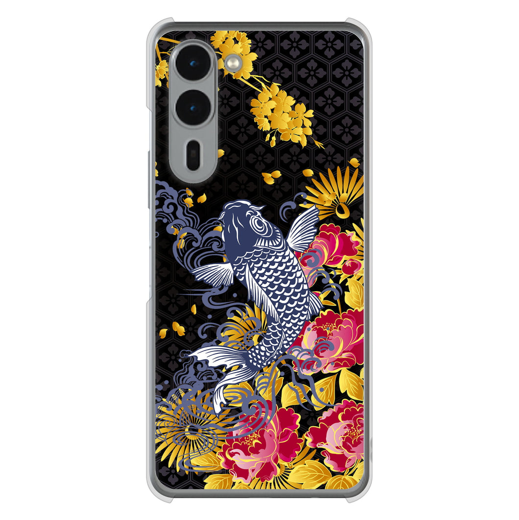 arrows We2 Plus F-51E docomo 高画質仕上げ 背面印刷 ハードケース鯉