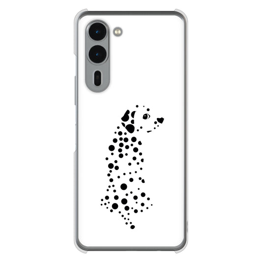 arrows We2 Plus F-51E docomo 高画質仕上げ 背面印刷 ハードケース 【1038 振り向くダルメシアン(WH)】