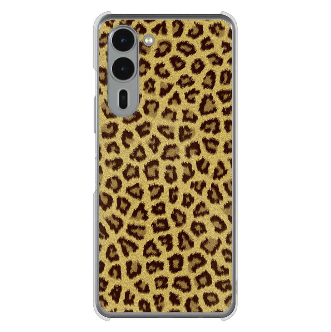 arrows We2 Plus F-51E docomo 高画質仕上げ 背面印刷 ハードケースヒョウ柄ベーシックS