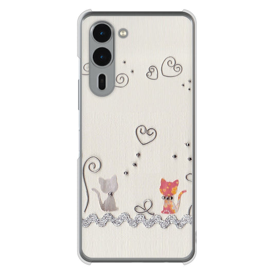 arrows We2 Plus F-51E docomo 高画質仕上げ 背面印刷 ハードケースクラフト写真ネコ
