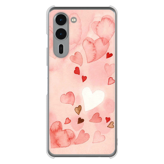 arrows We2 Plus F-51E docomo 高画質仕上げ 背面印刷 ハードケース 【1125 ハートの和紙】