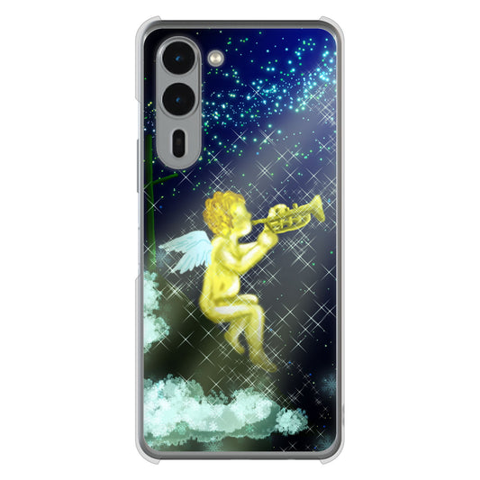 arrows We2 Plus F-51E docomo 高画質仕上げ 背面印刷 ハードケース 【1248 天使の演奏】