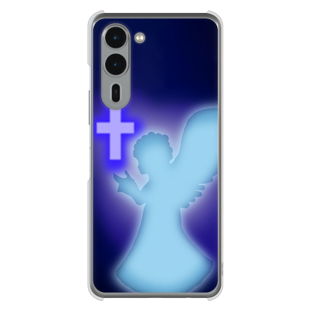 arrows We2 Plus F-51E docomo 高画質仕上げ 背面印刷 ハードケース 【1249 祈りを捧げる天使】