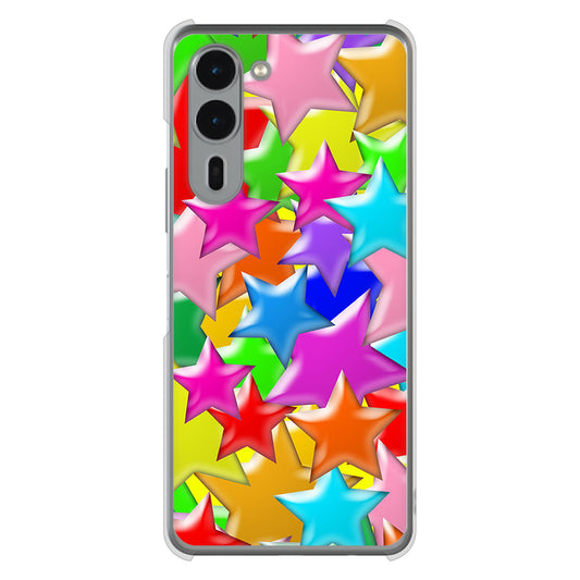 arrows We2 Plus F-51E docomo 高画質仕上げ 背面印刷 ハードケース 【1293 ランダムスター】