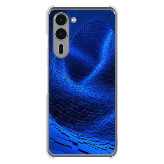 arrows We2 Plus F-51E docomo 高画質仕上げ 背面印刷 ハードケース 【1302 ワープブルー】