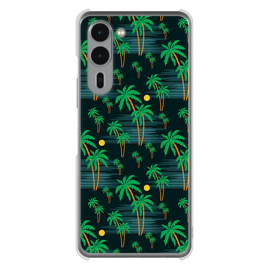 arrows We2 Plus F-51E docomo 高画質仕上げ 背面印刷 ハードケース 【1315 月夜とヤシ】