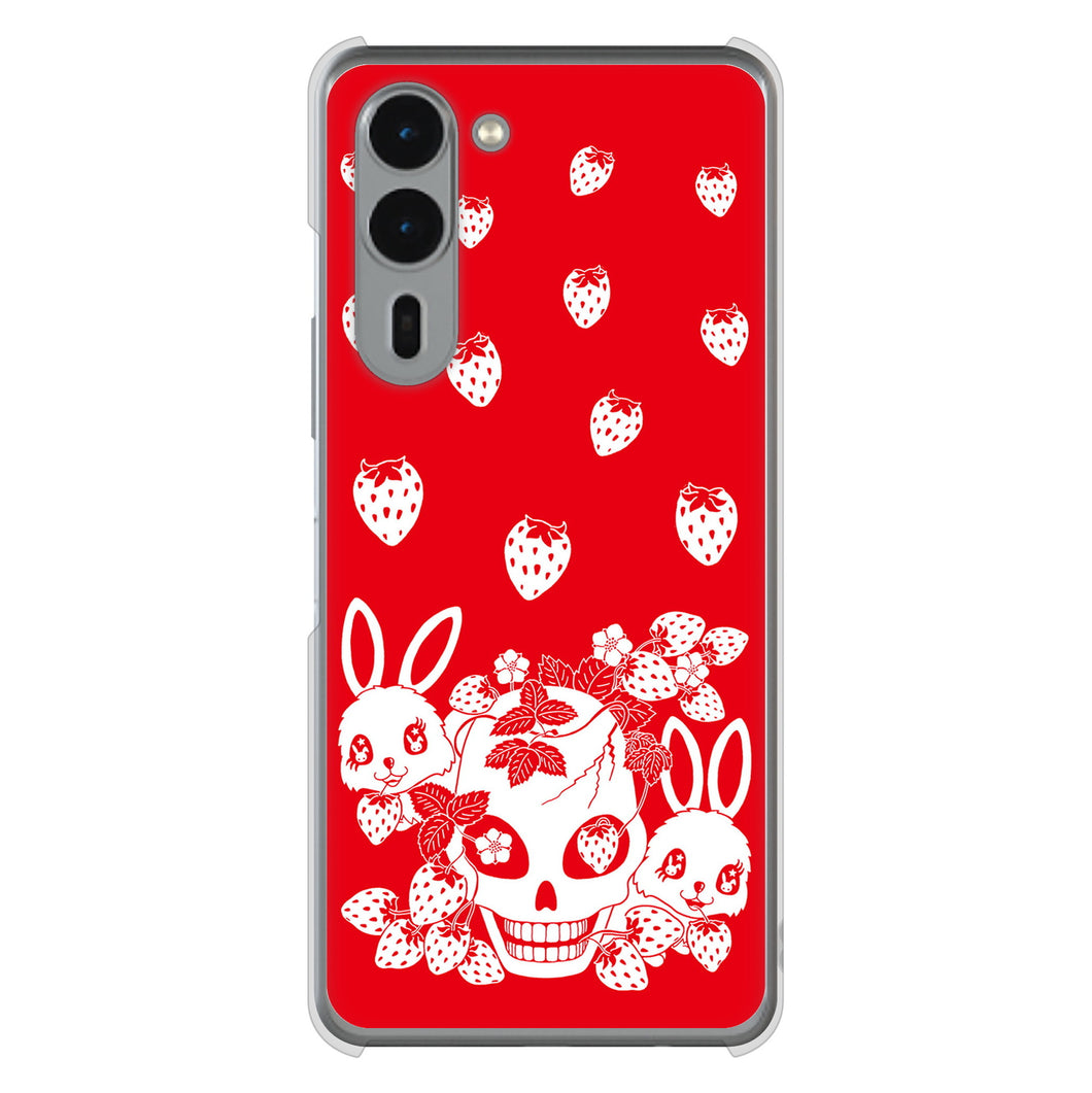 arrows We2 Plus F-51E docomo 高画質仕上げ 背面印刷 ハードケースむかいあぐる 苺兎