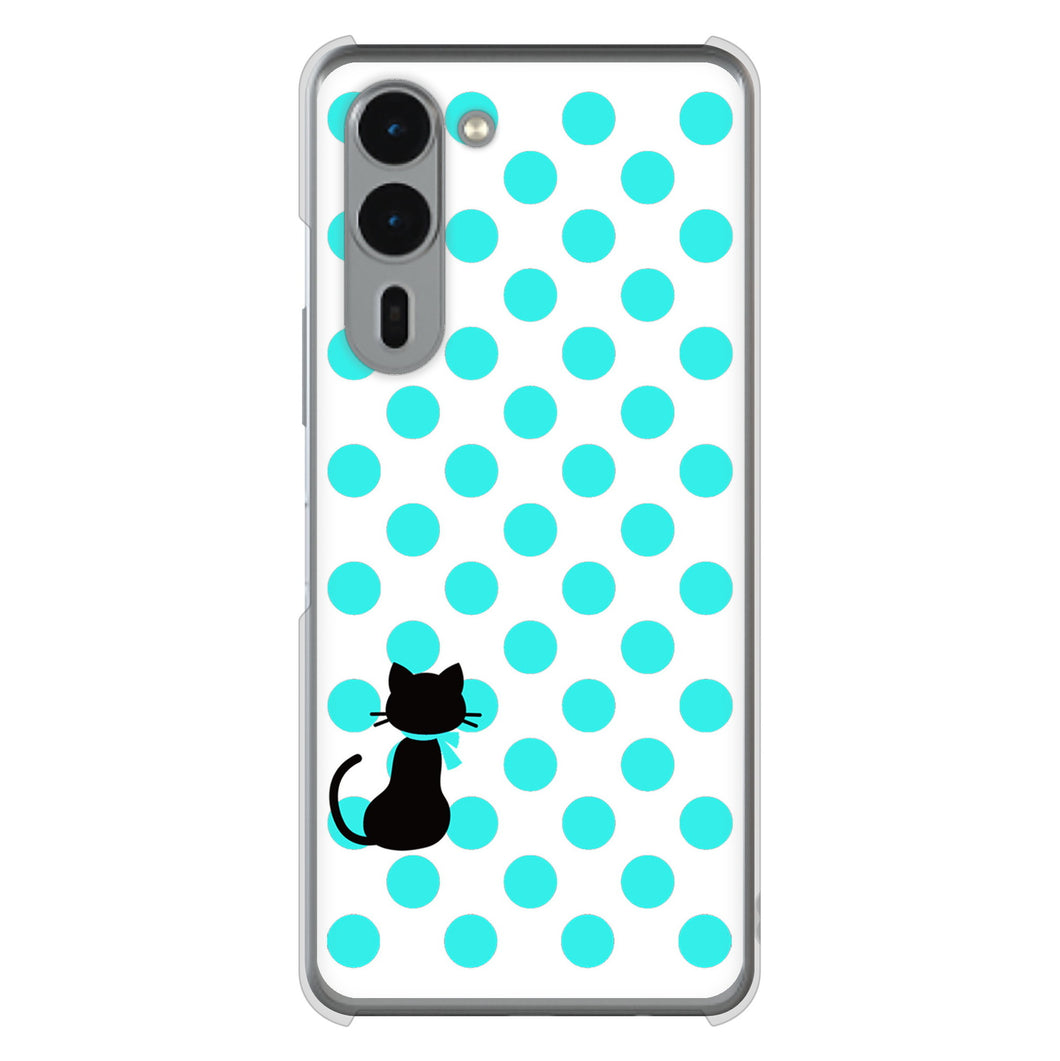 arrows We2 Plus F-51E docomo 高画質仕上げ 背面印刷 ハードケースネコとシンプルミルキー