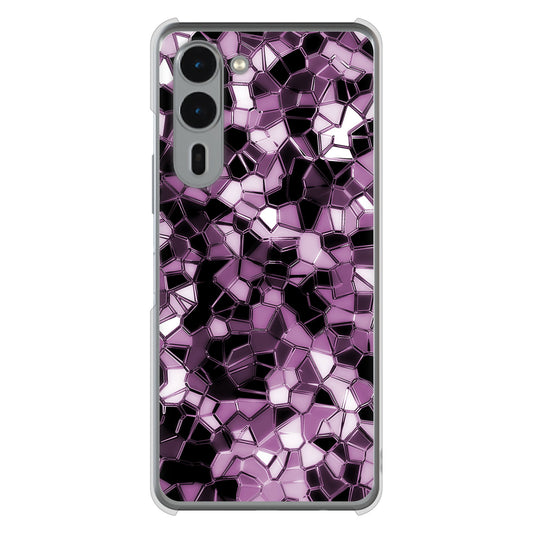 arrows We2 Plus F-51E docomo 高画質仕上げ 背面印刷 ハードケース 【EK837 テクニカルミラーパープル】