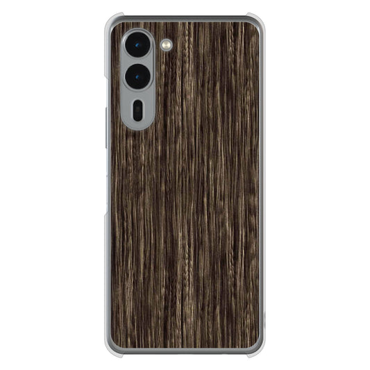 arrows We2 Plus F-51E docomo 高画質仕上げ 背面印刷 ハードケース 【EK848 木目ダークブラウン】