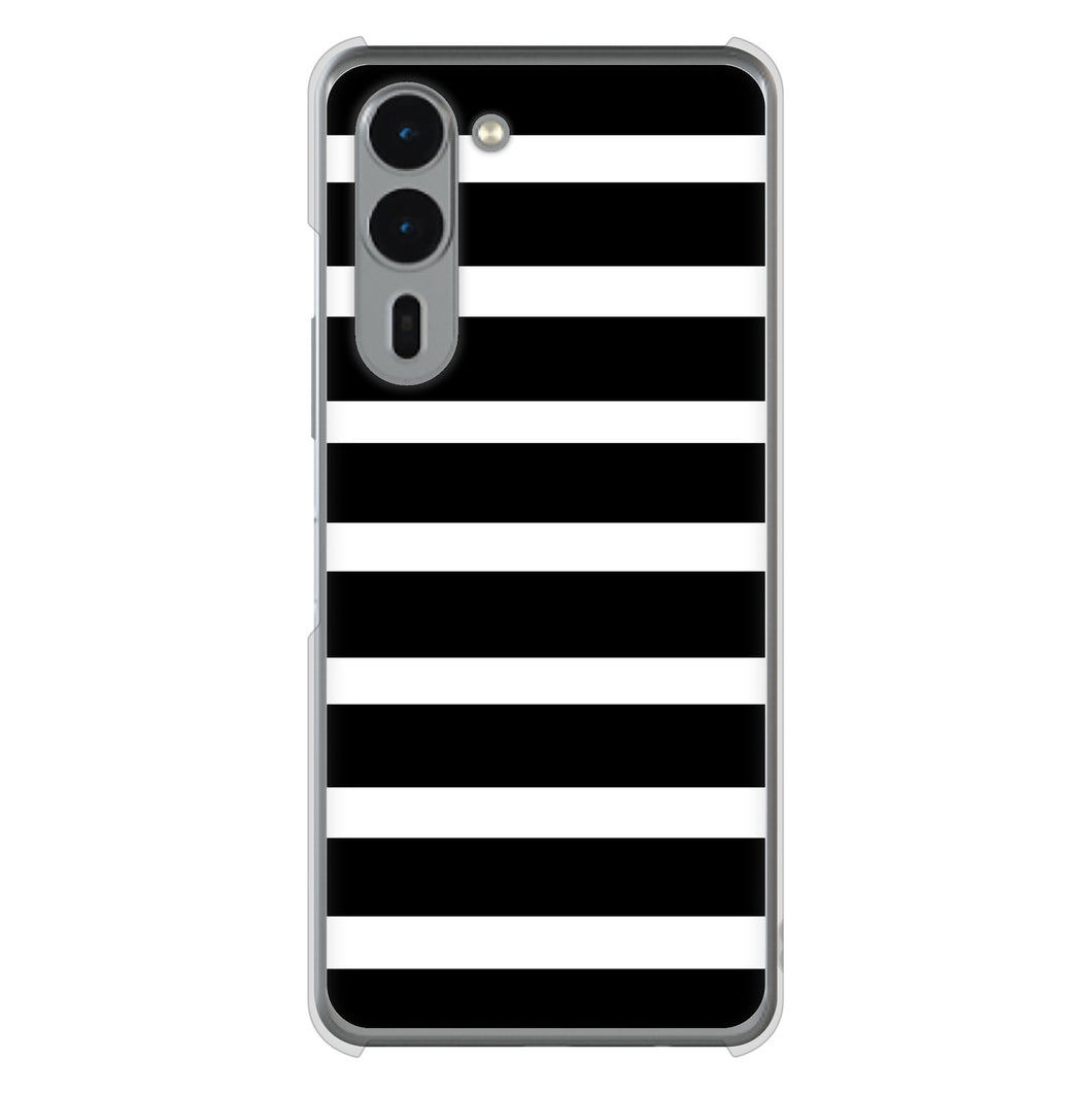 arrows We2 Plus F-51E docomo 高画質仕上げ 背面印刷 ハードケースシンプルボーダー