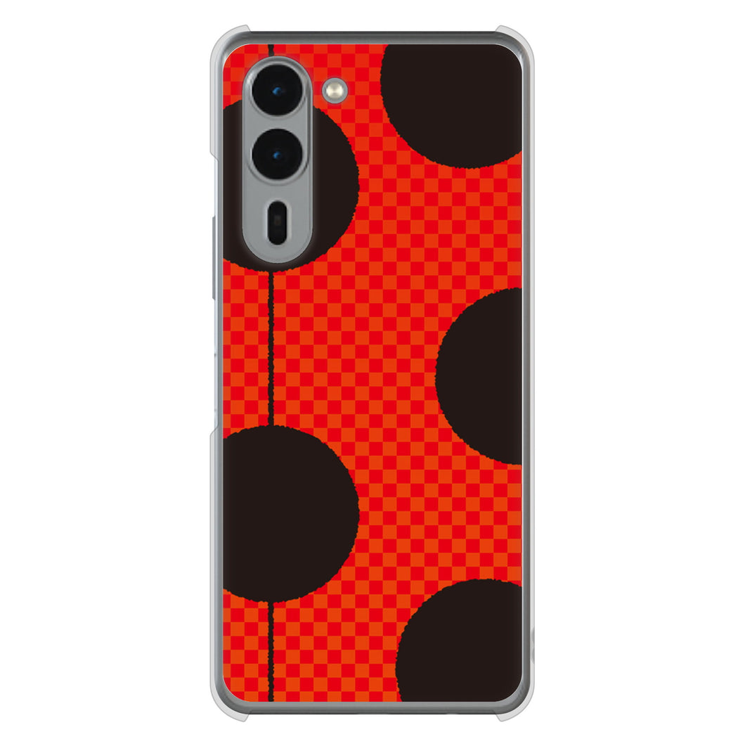 arrows We2 Plus F-51E docomo 高画質仕上げ 背面印刷 ハードケース 【IB906 てんとうむしのシンプル】