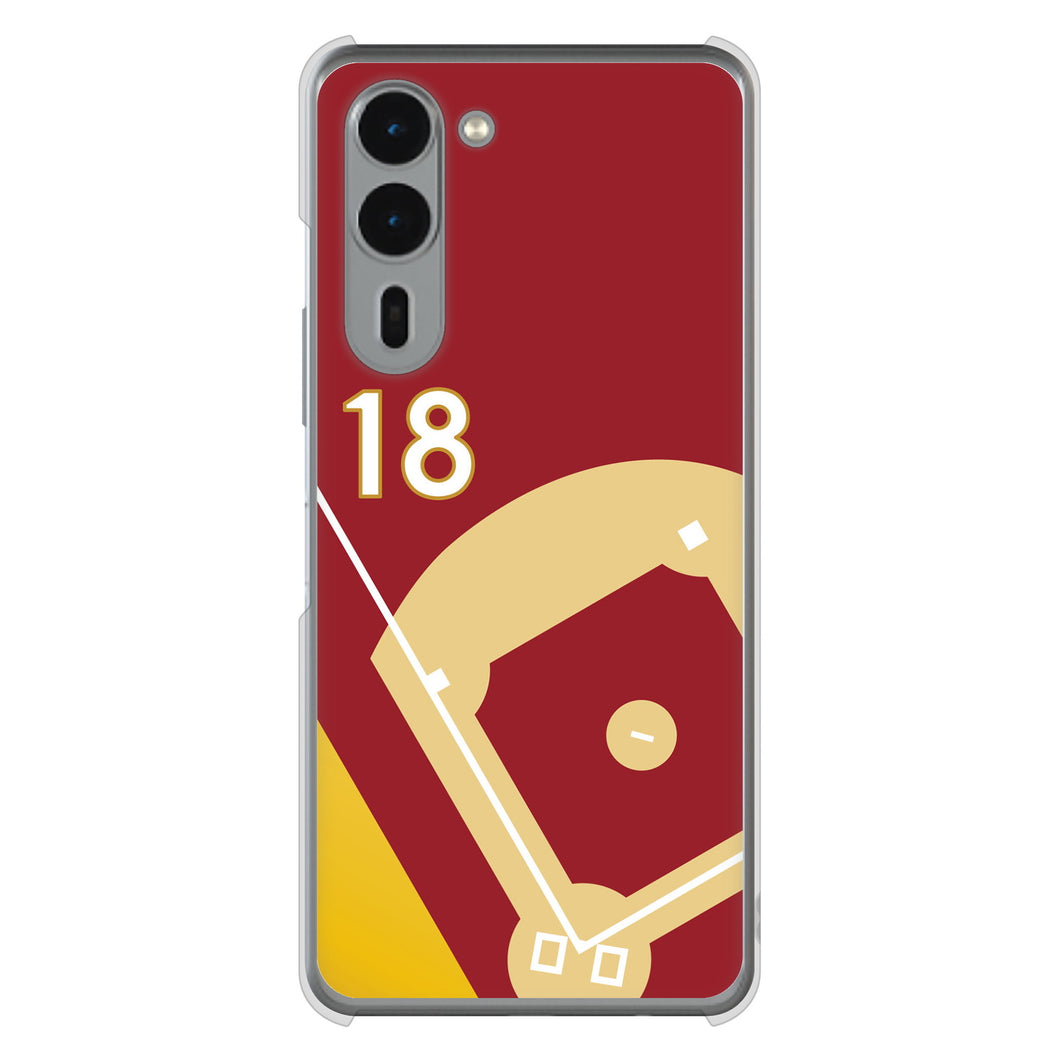 arrows We2 Plus F-51E docomo 高画質仕上げ 背面印刷 ハードケースbaseball