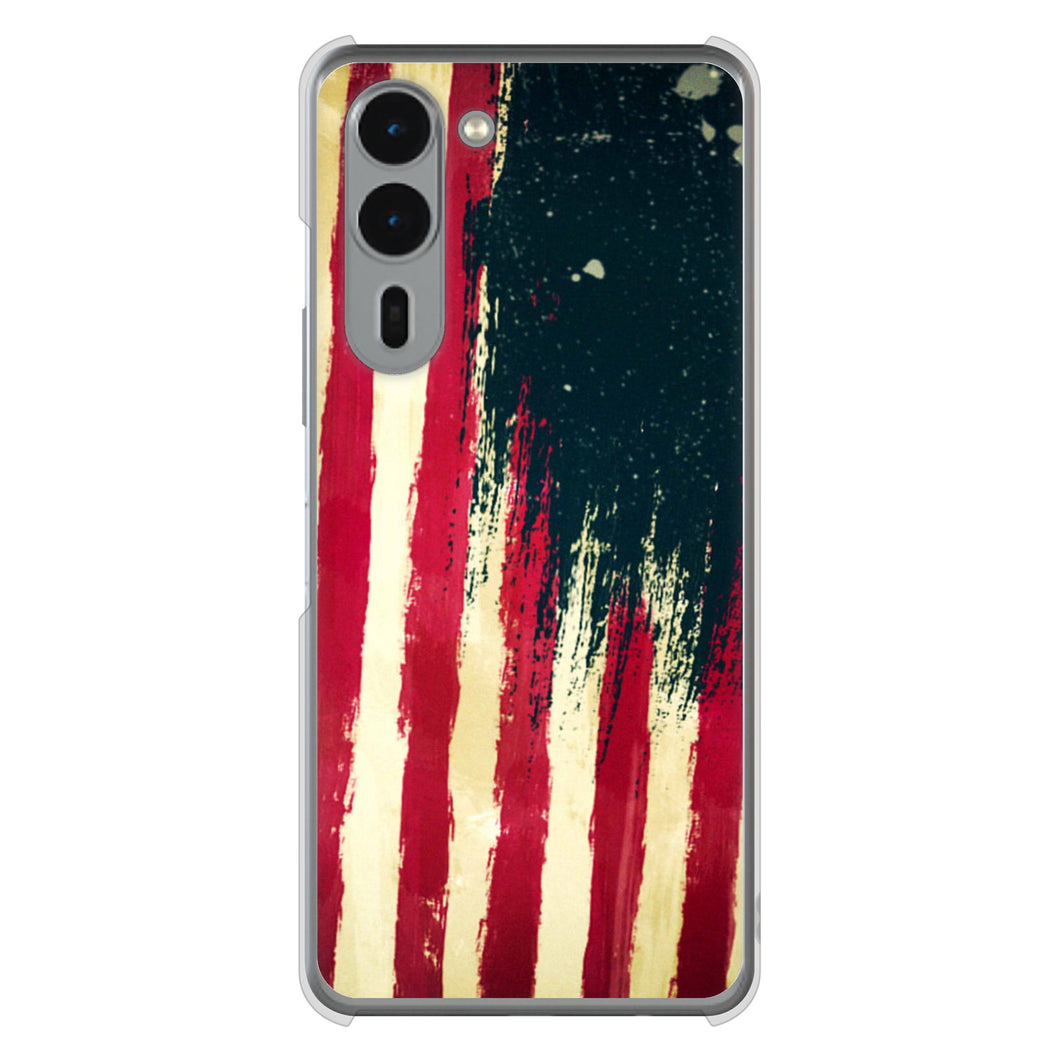 arrows We2 Plus F-51E docomo 高画質仕上げ 背面印刷 ハードケース 【MI805 ヴィンテージアメリカ】