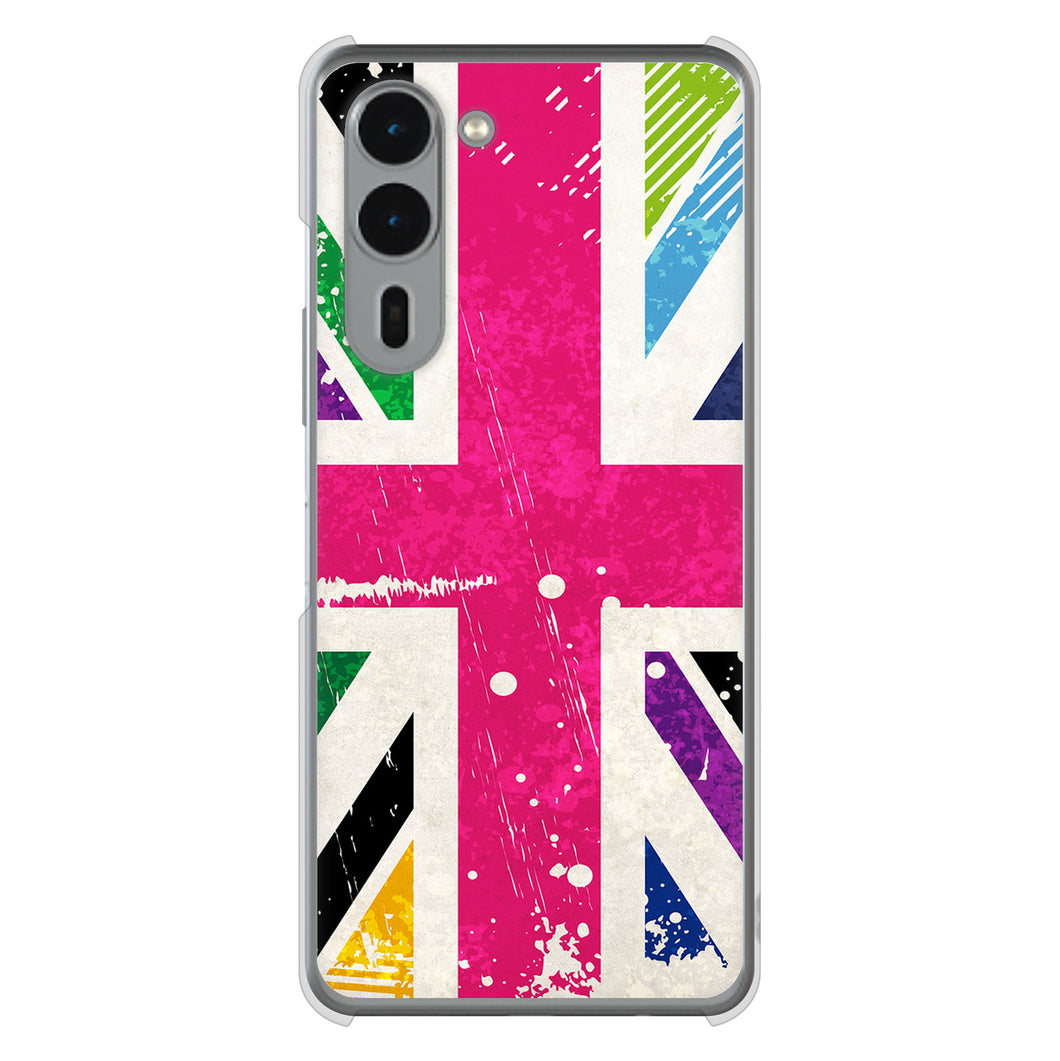 arrows We2 Plus F-51E docomo 高画質仕上げ 背面印刷 ハードケースユニオンジャック