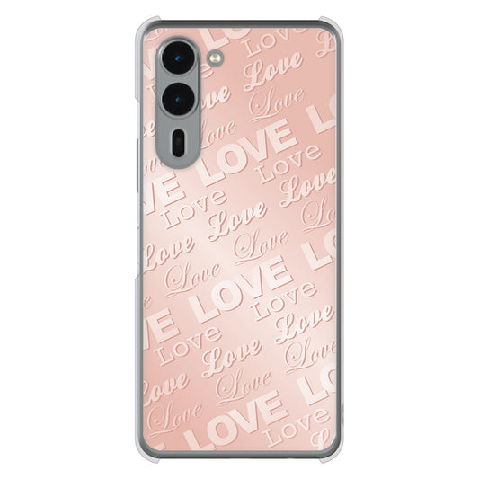 arrows We2 Plus F-51E docomo エンボス風LOVEリンク ハードケース 背面印刷