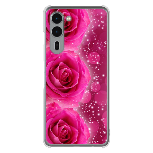 arrows We2 Plus F-51E docomo 高画質仕上げ 背面印刷 ハードケース 【VA815 3連のバラ】