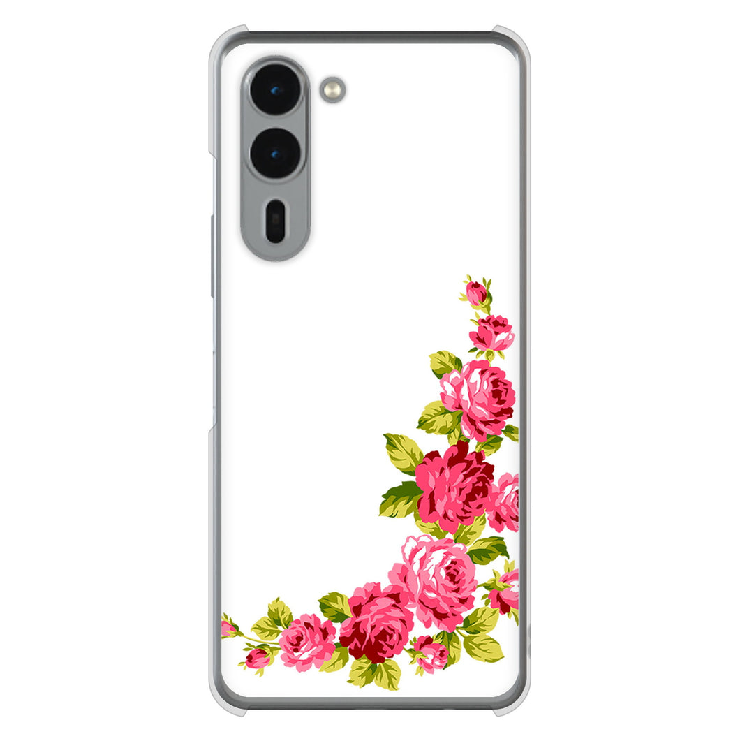 arrows We2 Plus F-51E docomo 高画質仕上げ 背面印刷 ハードケースロマンチックなバラ