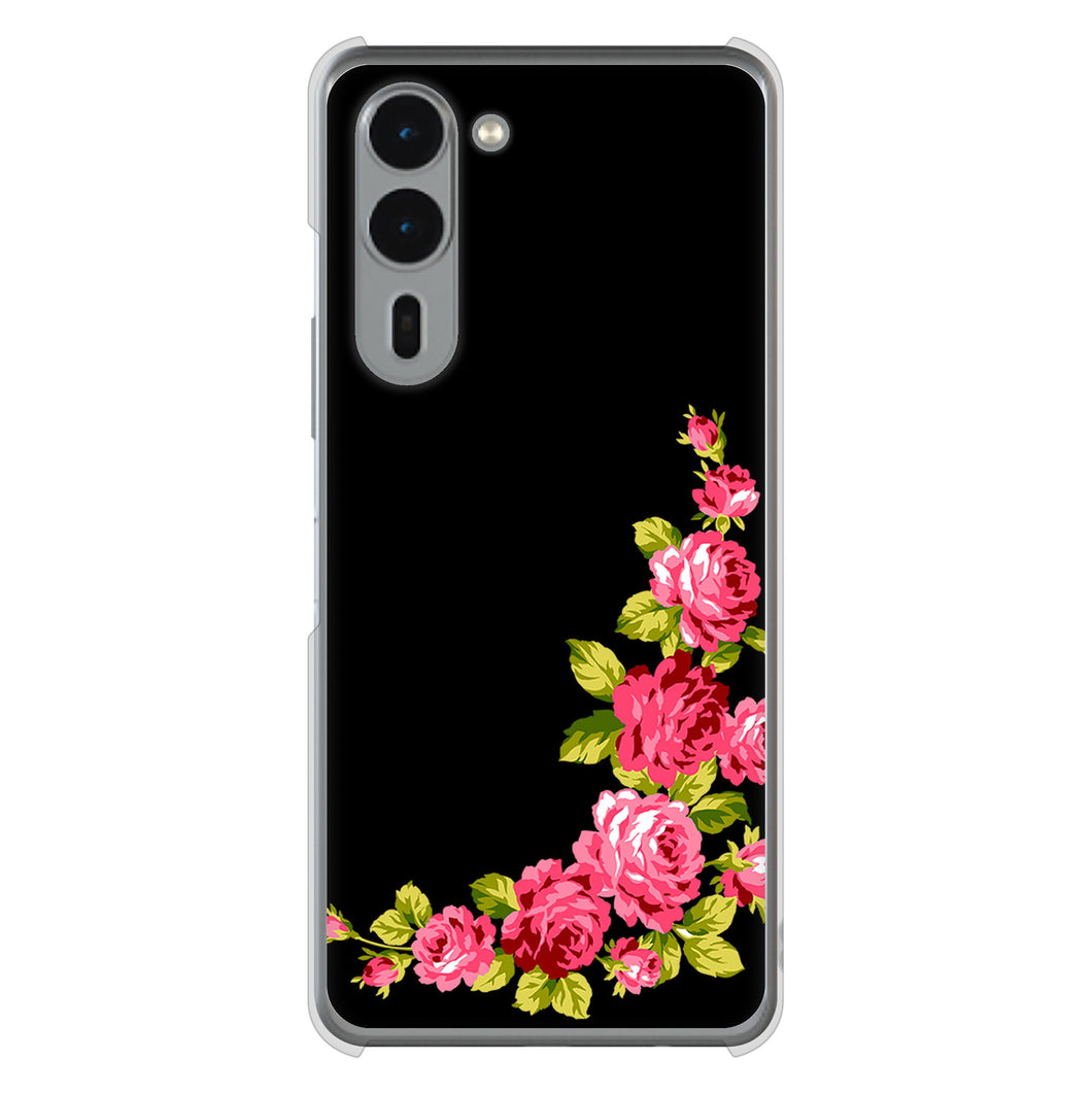 arrows We2 Plus F-51E docomo 高画質仕上げ 背面印刷 ハードケースロマンチックなバラ