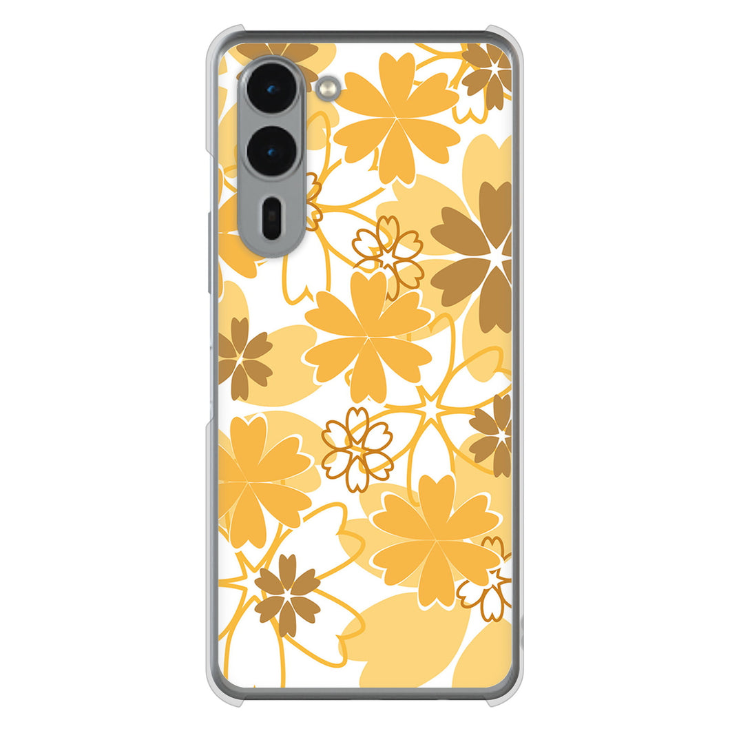 arrows We2 Plus F-51E docomo 高画質仕上げ 背面印刷 ハードケース重なり合う花