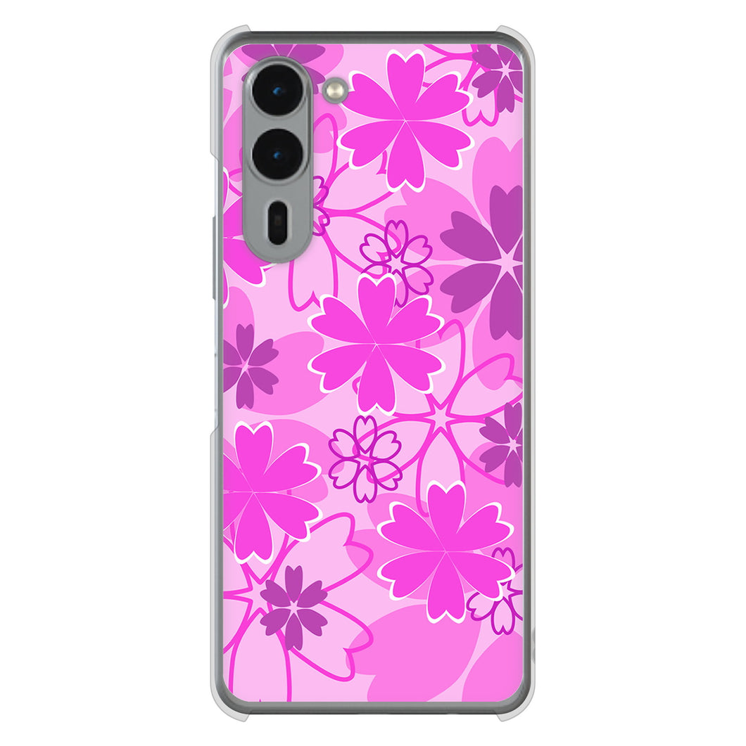 arrows We2 Plus F-51E docomo 高画質仕上げ 背面印刷 ハードケース重なり合う花