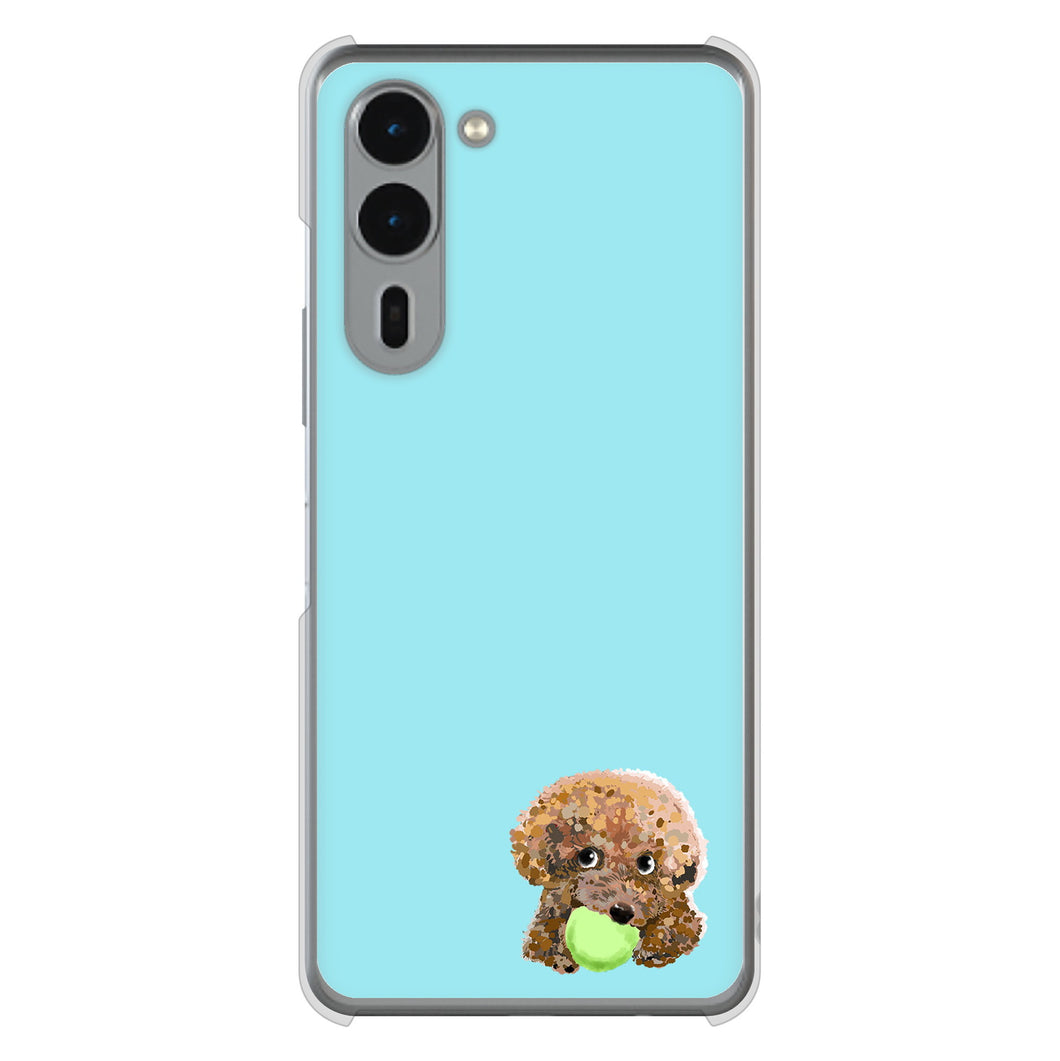 arrows We2 Plus F-51E docomo 高画質仕上げ 背面印刷 ハードケーストイプードル&ボール