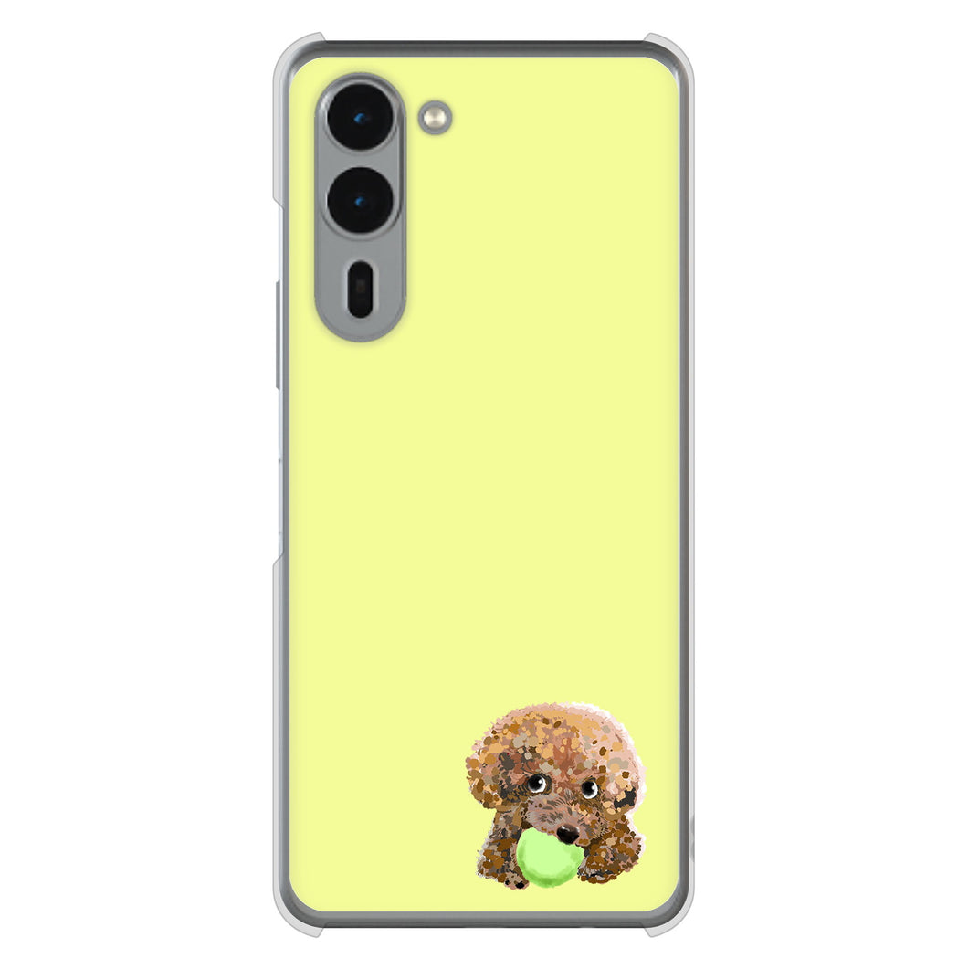 arrows We2 Plus F-51E docomo 高画質仕上げ 背面印刷 ハードケーストイプードル&ボール