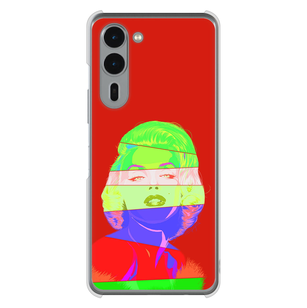 arrows We2 Plus F-51E docomo 高画質仕上げ 背面印刷 ハードケースマリリンモンローデザイン